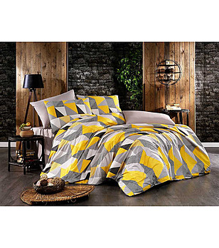 Единичен спален комплект Ритъм с олекотена завивка снимка