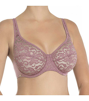 Сутиен в цвят пепел от роза от дантела Flamingo снимка