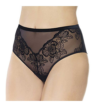 Черни бикини с висока талия Flora снимка