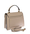 Дамска чанта в цвят таупе Vella-2 снимка