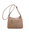 Дамска чанта в цвят таупе и бежово Irmina-2 снимка