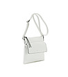 Дамска бяла чанта през рамо Karimа-1 снимка