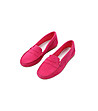 Цикламени дамски велурени мокасини Sisi-2 снимка