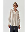 Дамска риза в екрю PRECJONA от лиосел-2 снимка