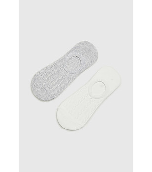 Дамски чорапи тип терлик с плетен релеф снимка