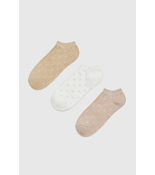 Комплект от 3 чифта дамски чорапи за маратонки снимка