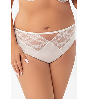 Бикини в цвят крем с фигурални мотиви Estelle снимка