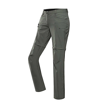 Дамски туристически панталон в цвят каки NESCA 2 снимка