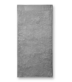 Сива хавлия за баня 70х140 см снимка