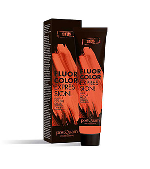 Оцветяваща маска за коса в оранжево снимка