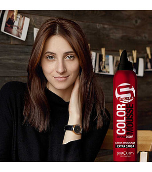 Мус оцветител с фиксиращ ефект MAHOGANY 300 мл снимка