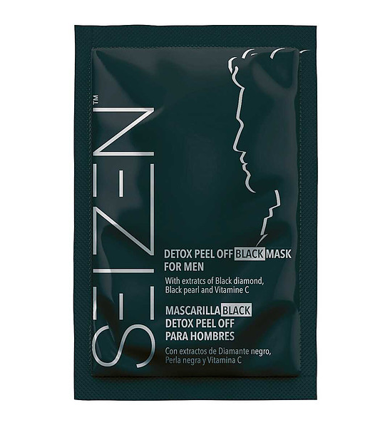 Черна детокс маска с пилинг ефект за мъже снимка