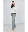 Jeans stil vintage cu broderie, Denim Bleu, Roh TR530-2 снимка