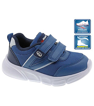 Сини бебешки маратонки с лека подметка Phylon снимка