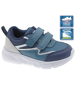 Бебешки маратонки в сини нюанси с подметка Phylon снимка