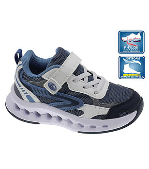 Сини детски маратонки с подметка Phylon снимка