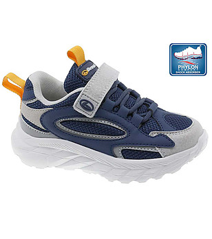 Детски маратонки в тъмносиньо и сиво снимка