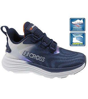 Тъмносини детски маратонки за момче снимка