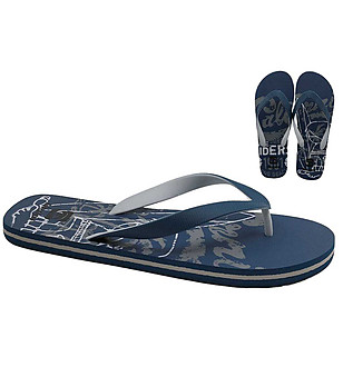 Сини детски джапанки снимка