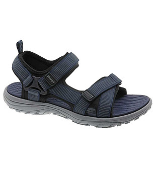 Тъмносини детски сандали с ленти с велкро снимка