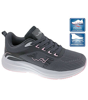 Тъмносиви дамски маратонки с подметка Phylon снимка