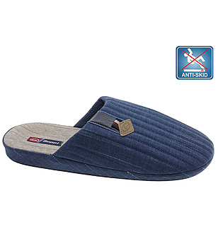 Тъмносини мъжки чехли снимка