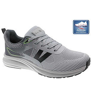 Сиви мъжки маратонки с подметка Phylon снимка