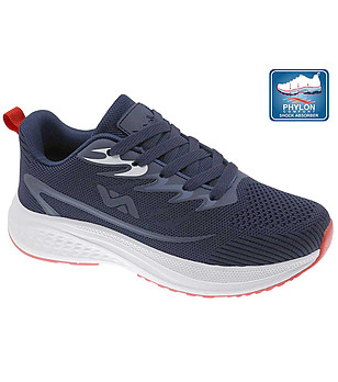 Тъмносини детски маратонки с лека подметка Phylon снимка