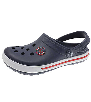 Тъмносини мъжки чехли снимка