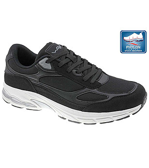 Черни мъжки маратонки с подметка Phylon снимка