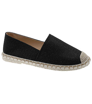 Черни дамски еспадрили снимка