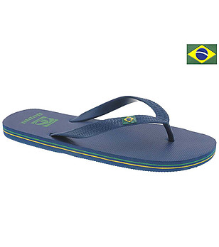 Тъмносини мъжки джапанки снимка