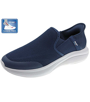 Мъжки тъмносини летни спортни обувки снимка