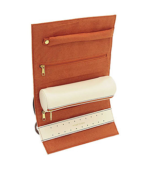 Калъф за бижута в цвят крем Ascot снимка