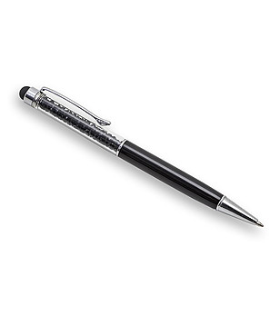 Химикал в черно със Swarovski елементи снимка