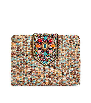 Многоцветна дамска чанта Parwati снимка