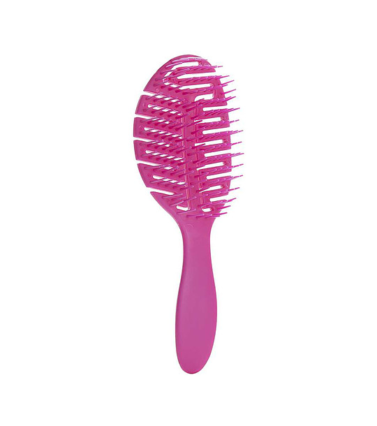 Овална розова четка за коса снимка
