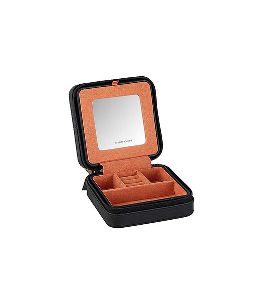 Мини кутия за бижута в черно Boho снимка