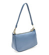 Дамска кожена чанта в син нюанс-1 снимка