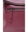 Дамска кожена раница в цвят бордо-2 снимка