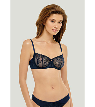 Тъмносин сутиен с меки чашки Lara снимка