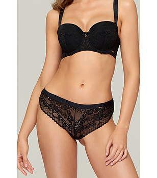 Черни прашки с дантела снимка