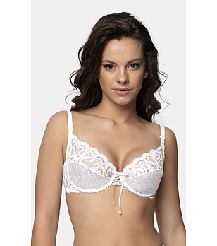 Бял сутиен с меки чашки Termena снимка