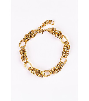 Дамска гривна със златно покритие снимка