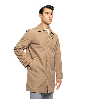 Бежов мъжки шлифер Conrad снимка