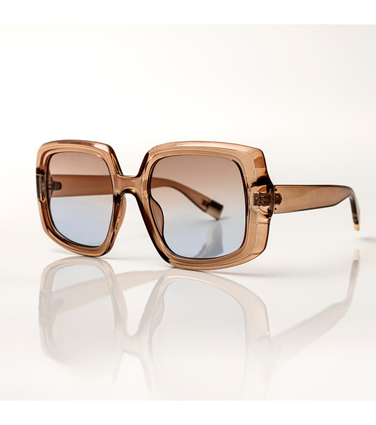 Ефектни дамски слънчеви очила Natalie в кафяв нюанс снимка