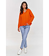 Оранжев дамски пуловер Nora-3 снимка