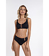 Черно горнище на бански  Satin Shades-1 снимка