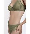Зелен сутиен с меки чашки Modern muse -3 снимка
