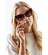 Дамски слънчеви очила в кафеви нюанси Madison-2 снимка